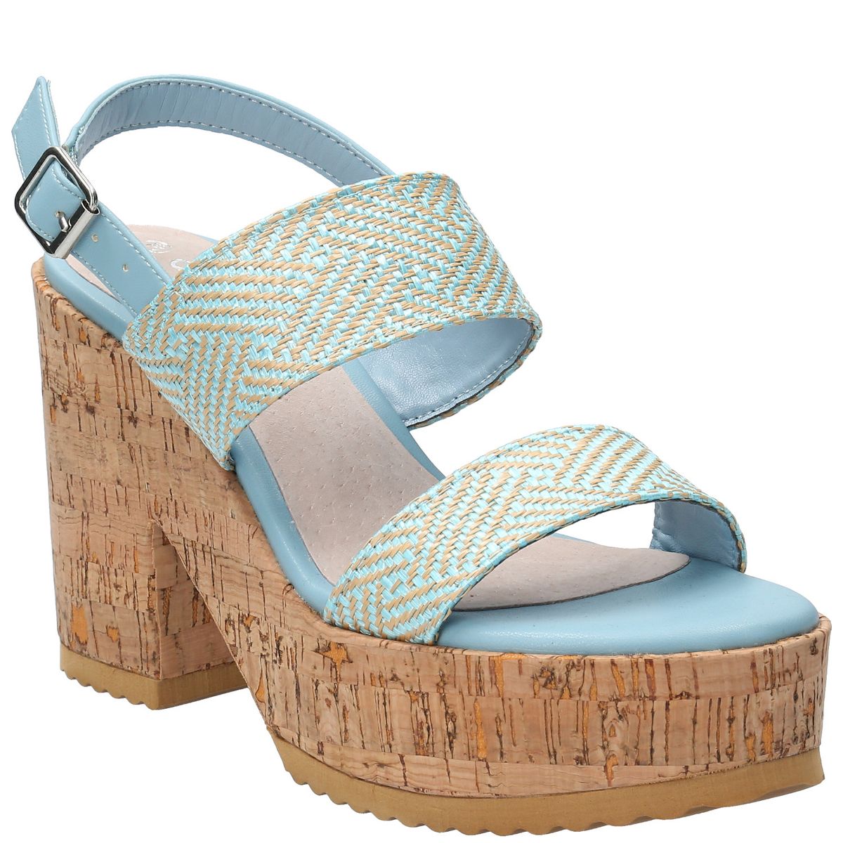 AZALEIA - Sandalia Hatria Celeste Mujer AZALEIA