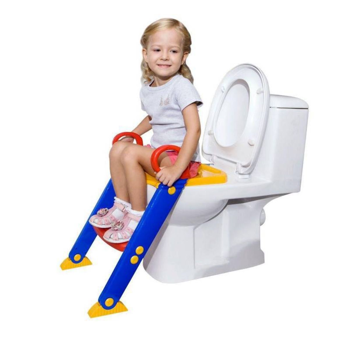GENERICO - Asiento Adaptador De Baño Escalera Niños