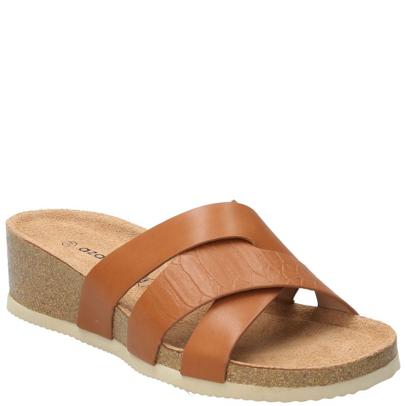 AZALEIA - Sandalia Layna Cognac Mujer AZALEIA