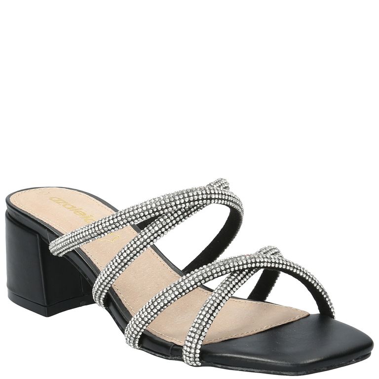 Sandalia Cadie Negro Mujer