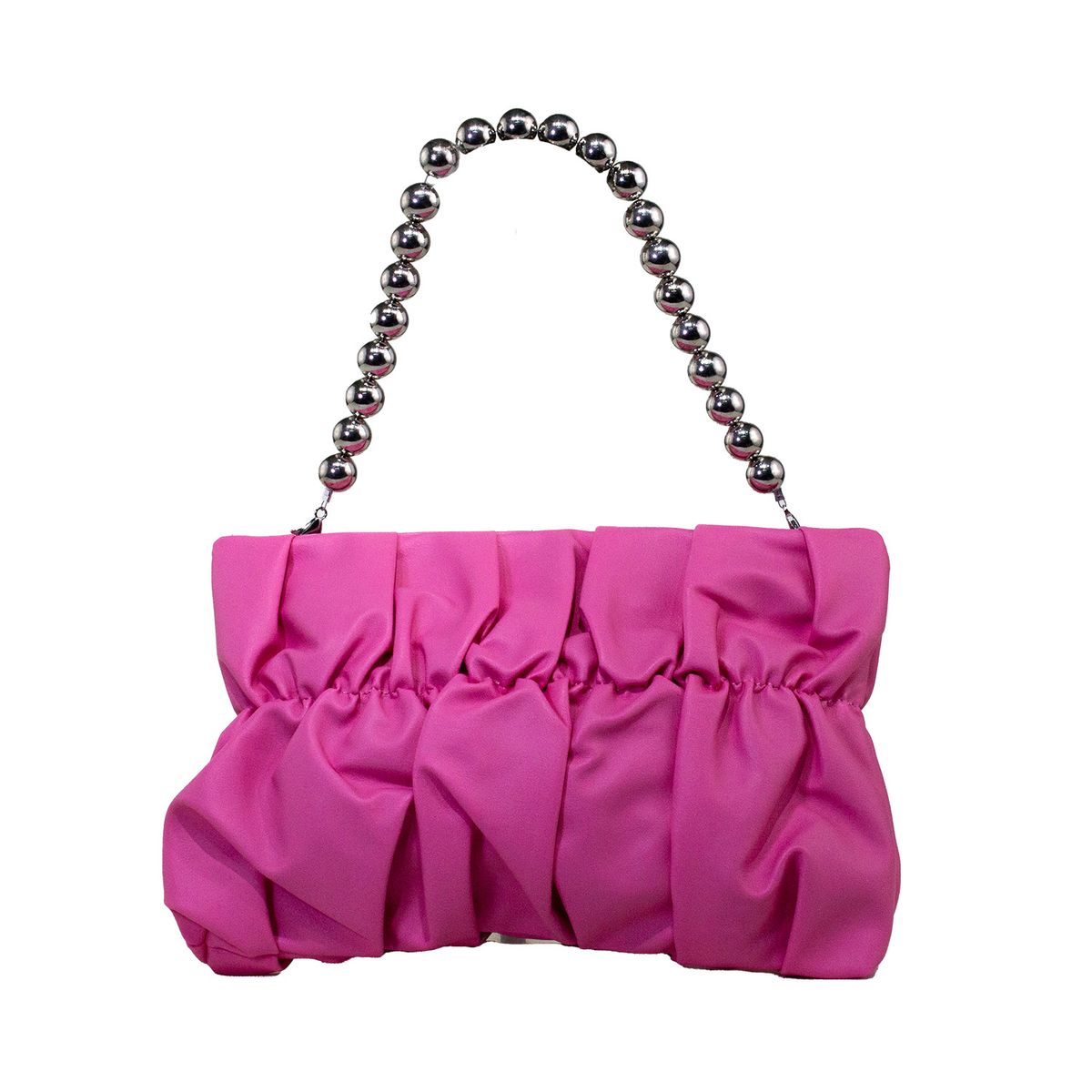 MAILEA - Cartera ecocuero acolchada para mujer rosado