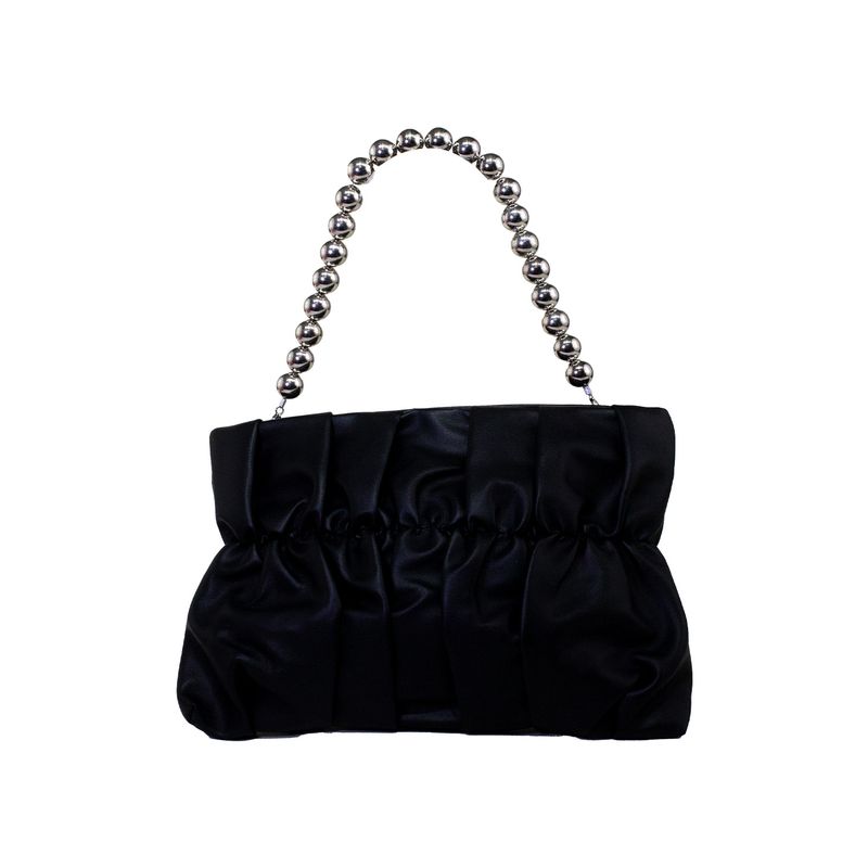 MAILEA - Cartera ecocuero acolchada para mujer negro