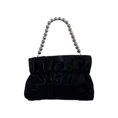 MAILEA - Cartera ecocuero acolchada para mujer negro