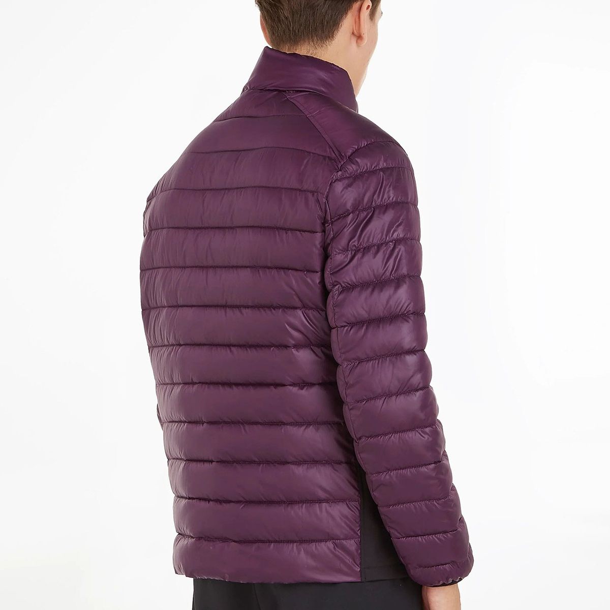 CALVIN KLEIN - Parka Recycled Side Logo Púrpura Calvin Klein