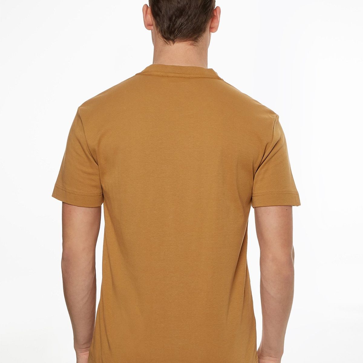 CALVIN KLEIN - Polera Micro Logo Café Calvin Klein