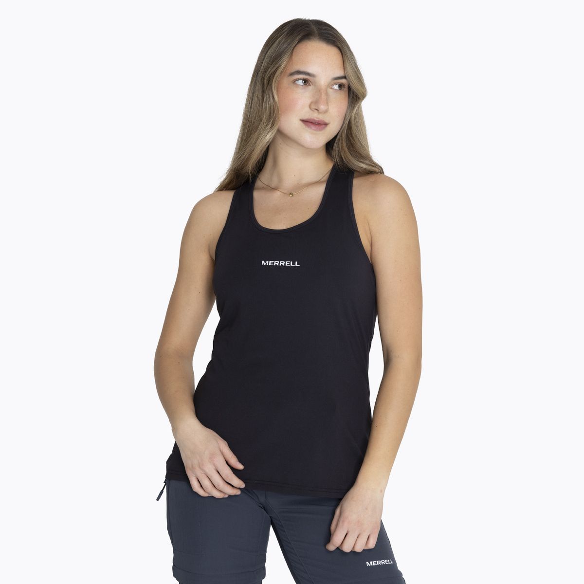 MERRELL - Polera S/M Tank Top Negro Mujer MERRELL