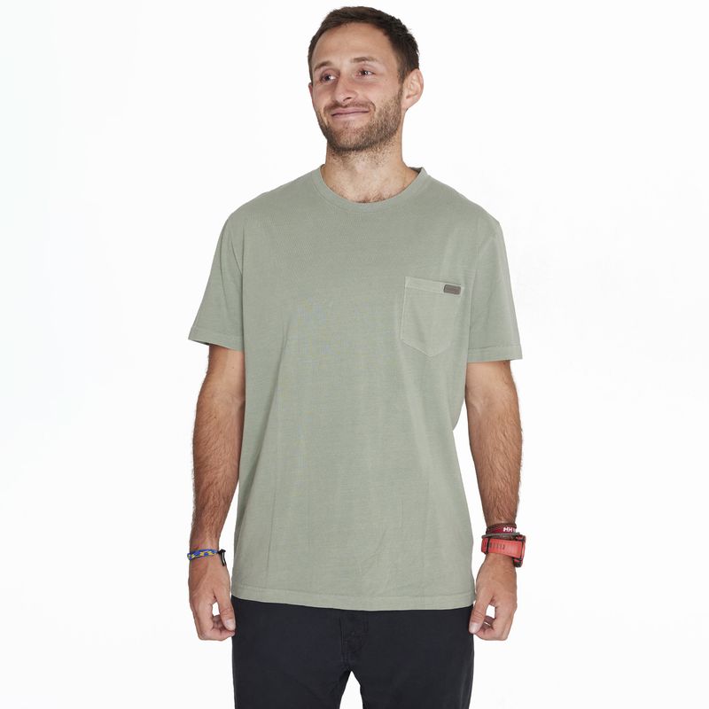 MERRELL - Polera M/C T-Shirt Short Sleeve Verde Hombre MERRELL