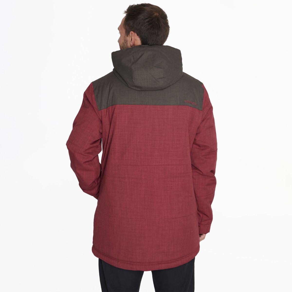 MERRELL - Parka Impermeable Parka Full Zipper Rojo Hombre MERRELL