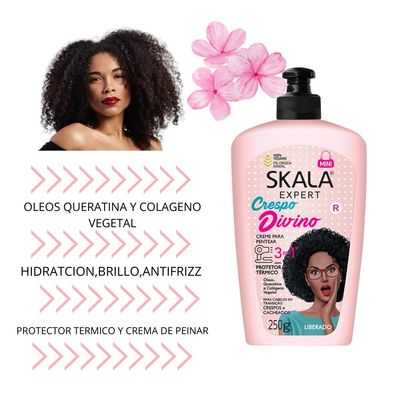 Imagen 2 del producto Crema para Peinar Crespo Divino 3 en 1 250g Definicion Rulos