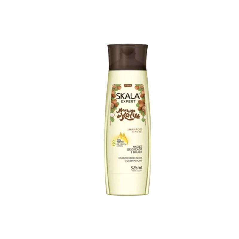 SKALA - Shampoo Skala  Manteca de Karite 325ml  Hidrata Nutre Brillo Reparador
