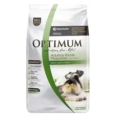 OPTIMUM - Adulto Raza Pequeña Sabor Pollo Y Arroz 15kg