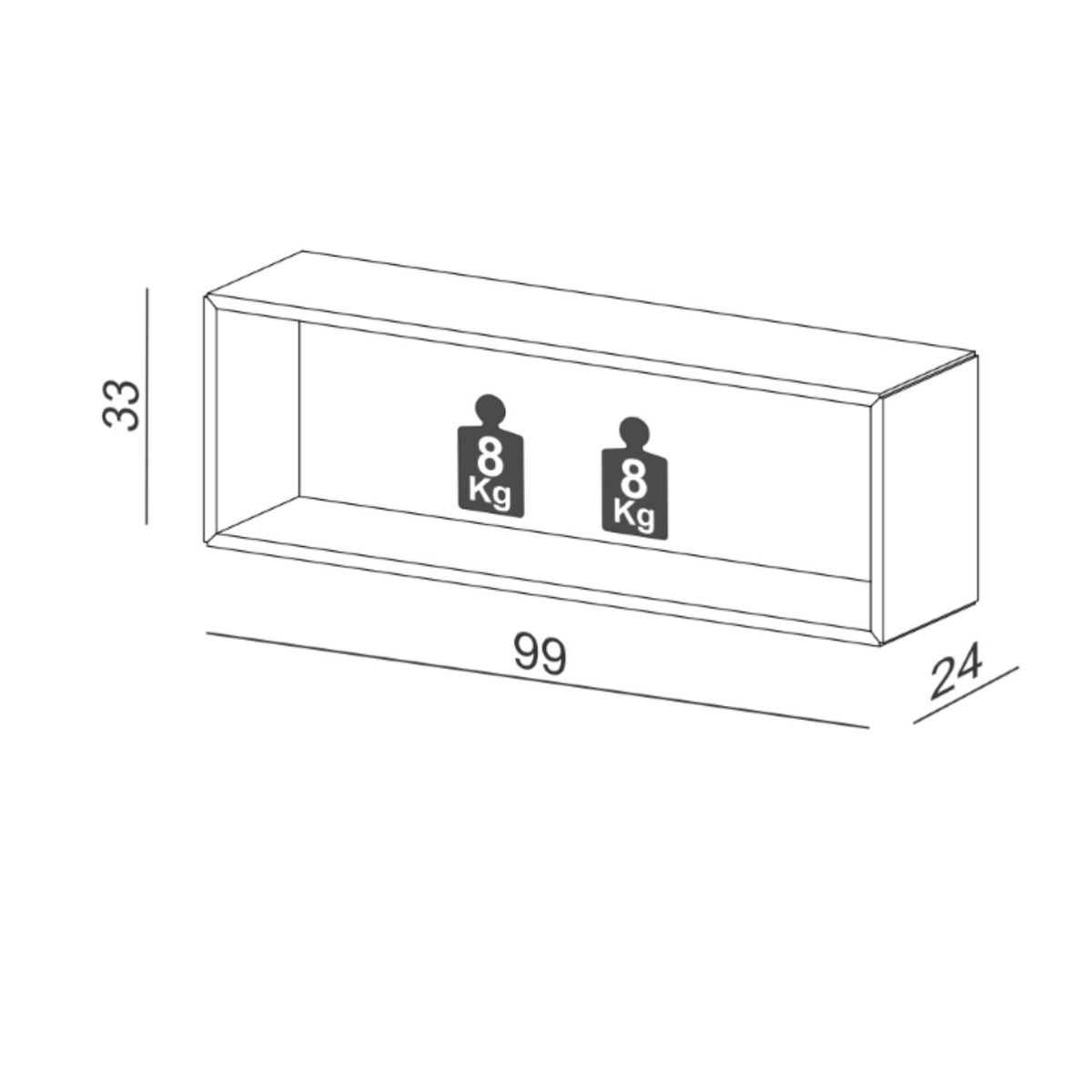ROCA - Repisa Pernambuco 99 cm Roca