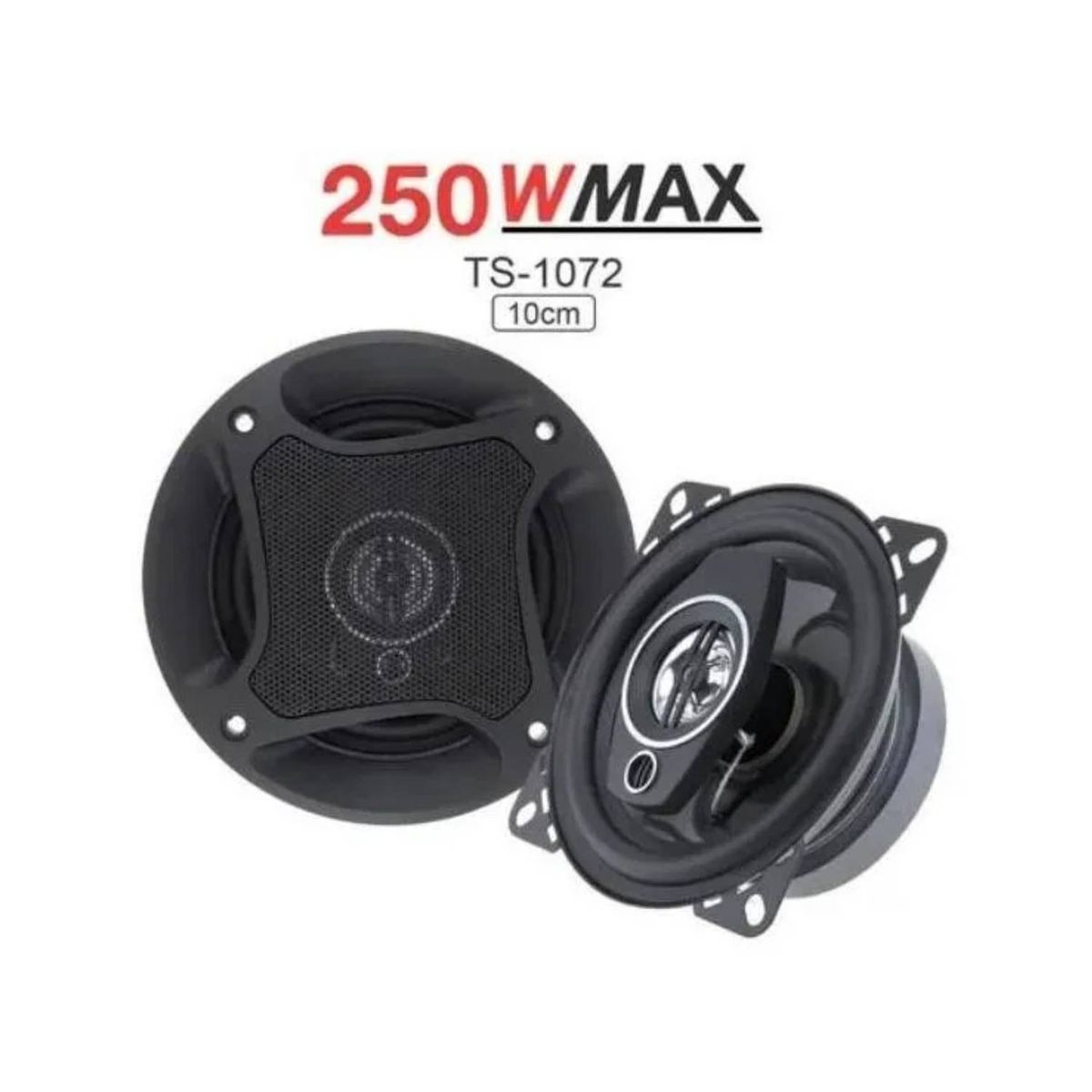 OEM - Parlante para auto 1072 250w de 10 cm