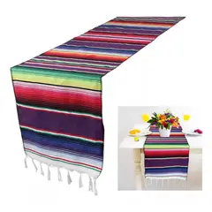 KUANGYE - Camino De Mesa Sarape Mexicano 35 Cms X 2.13 Mt Economicos