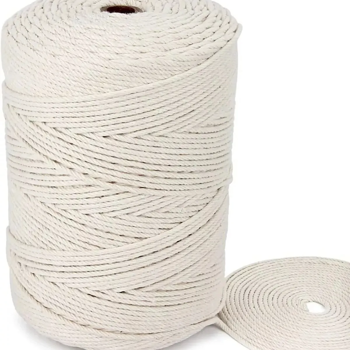 KUANGYE - Hilo De Algodón Cuerda Macramé Tejer Cordón 3mmx300mts