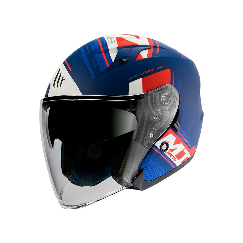 MT - Casco MT OF881 Avenue SV Sideway J0 BlancoPerla Mate