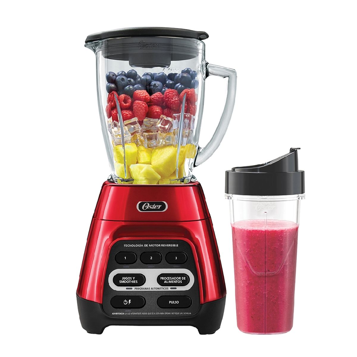 OSTER - Licuadora Oster® Reversible Vaso BlendNgo Blstpyg1310rbg
