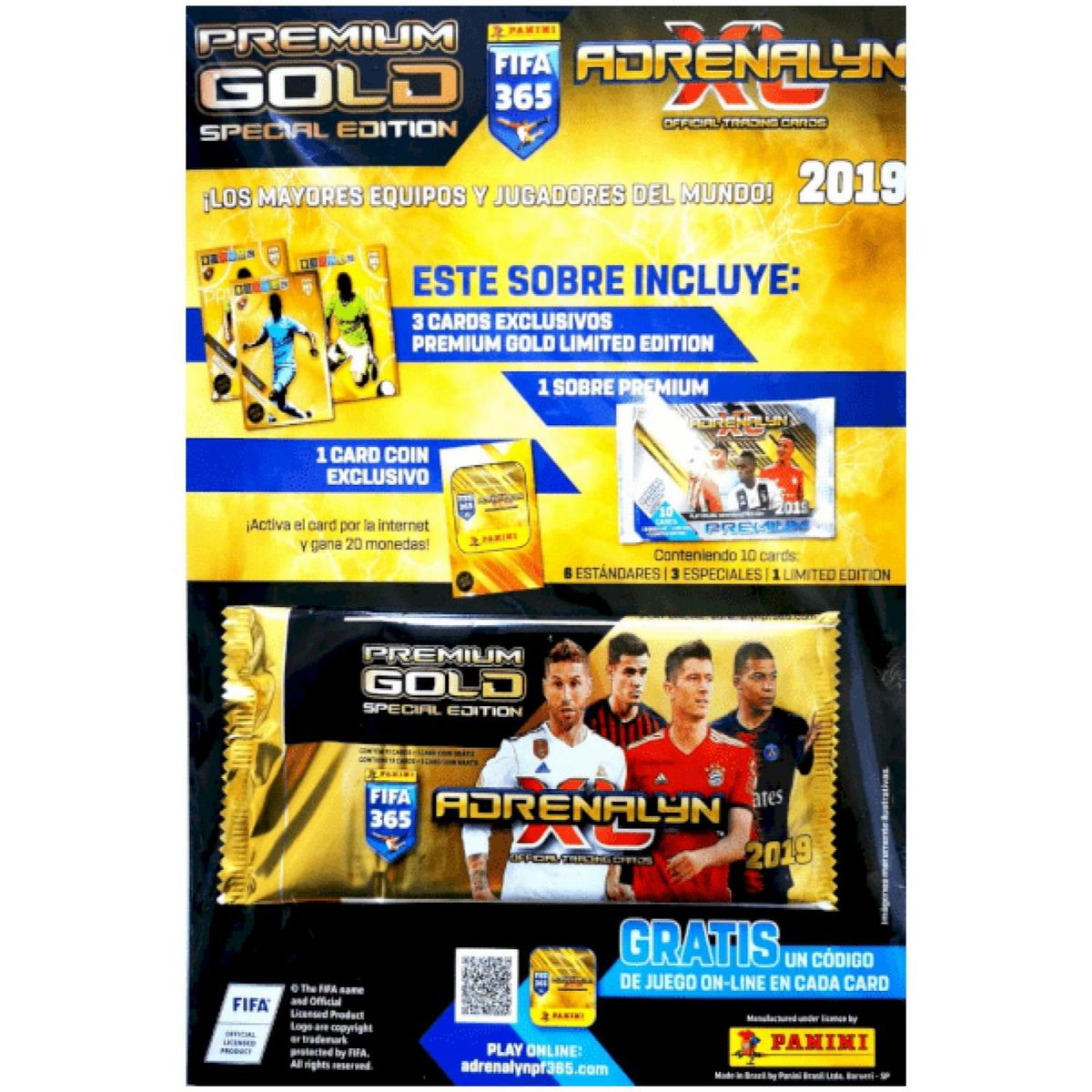 PANINI - SOBRE PREMIUM GOLD - FIFA 365 2019
