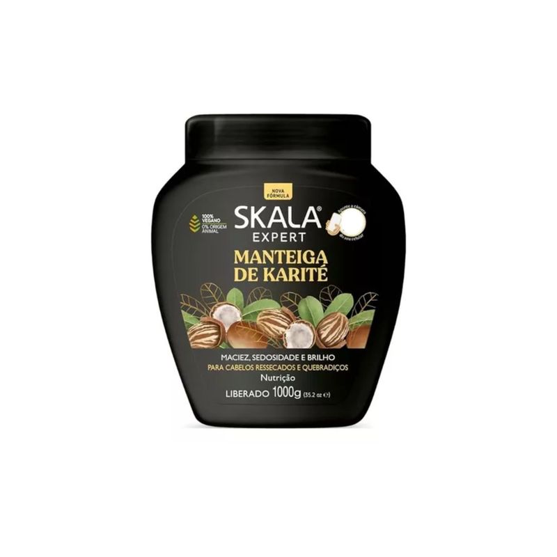 SKALA - Mascara Capilar Skala Manteca de Karite 2 en 1 1000ml  Hidrata Nutre