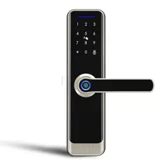 LYON COMERCIAL - Cerradura Digital Inteligente TUYA Huella y Wifi - 5 en 1