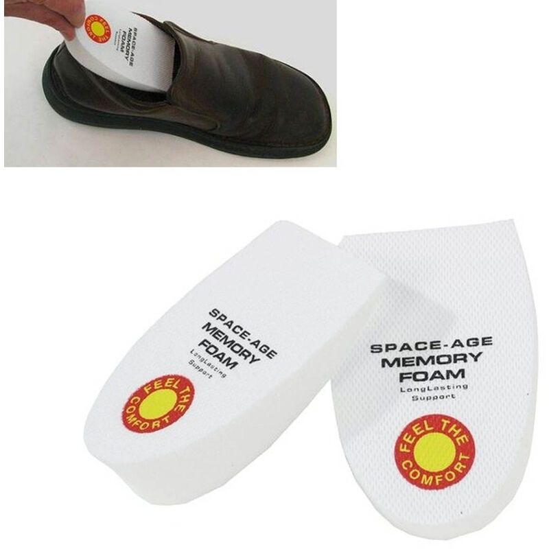 GENERICO - Par Taloneras Altura 2 Cms con Memoria Espolón Unisex