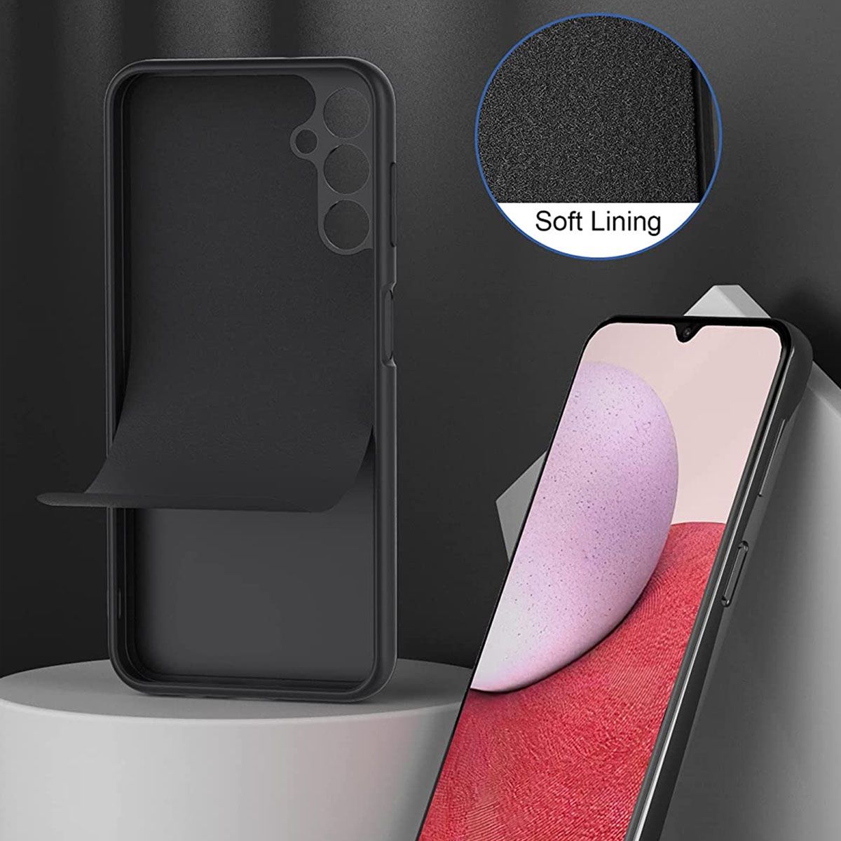 JOIGO - Carcasa Para Samsung A34 Goma Turquesa