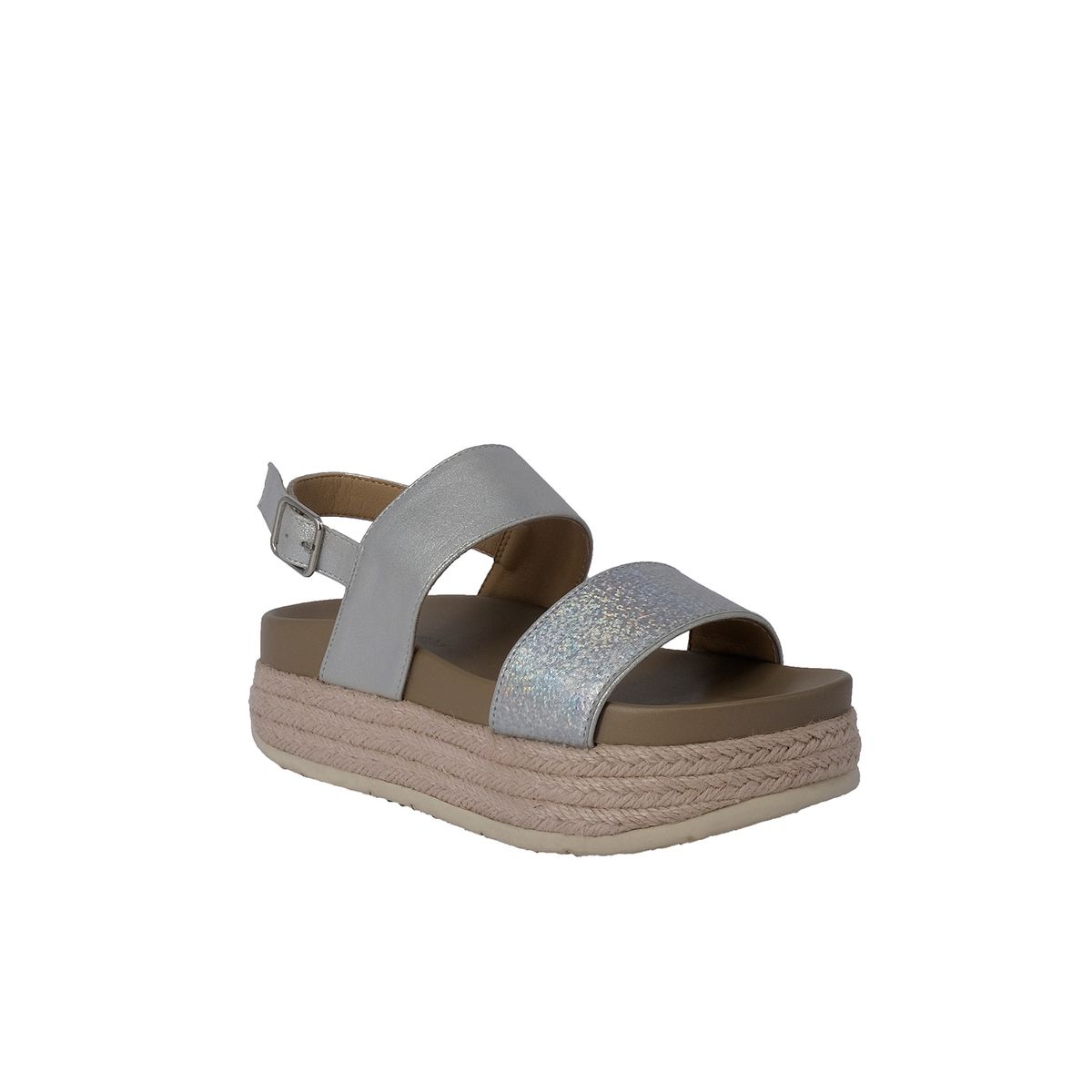 ALQUIMIA - Sandalia Mujer Plateado Alagi Alquimia