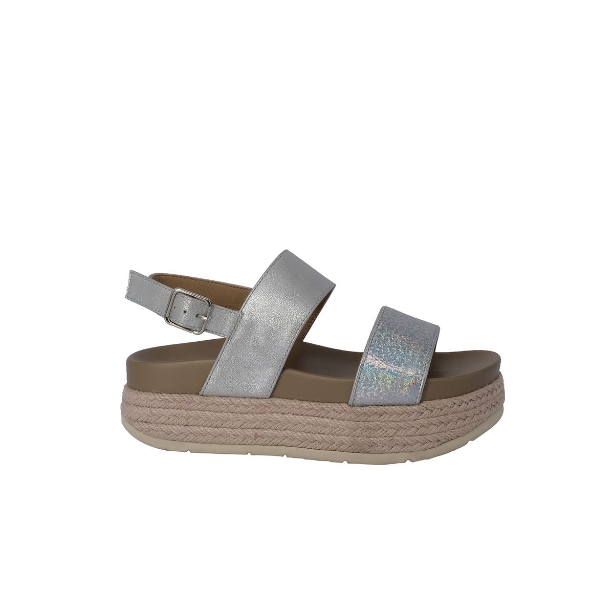 ALQUIMIA - Sandalia Mujer Plateado Alagi Alquimia