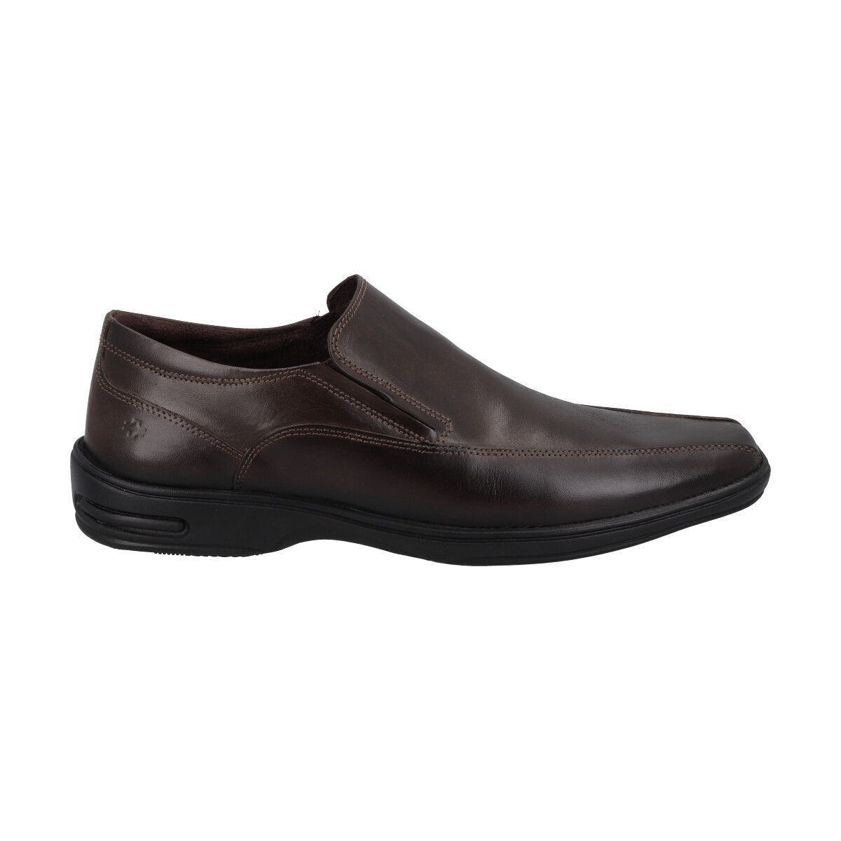 PERLATTO - Zapato Formal Hombre Cuero Café Perlatto