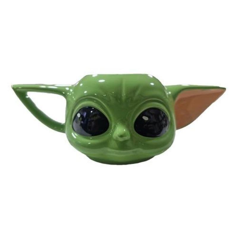 GENERICO - Tazón Taza ceramica 3D Baby Yoda Mandalorian.