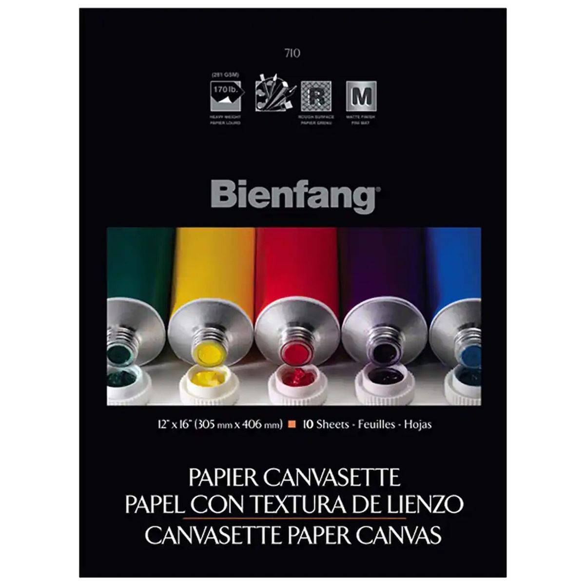 SPEEDBALL - Block Bienfang Canvas Tipo Lienzo 30.4x40.7cm 10hjs