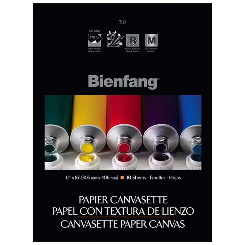 SPEEDBALL - Block Bienfang Canvas Tipo Lienzo 30.4x40.7cm 10hjs