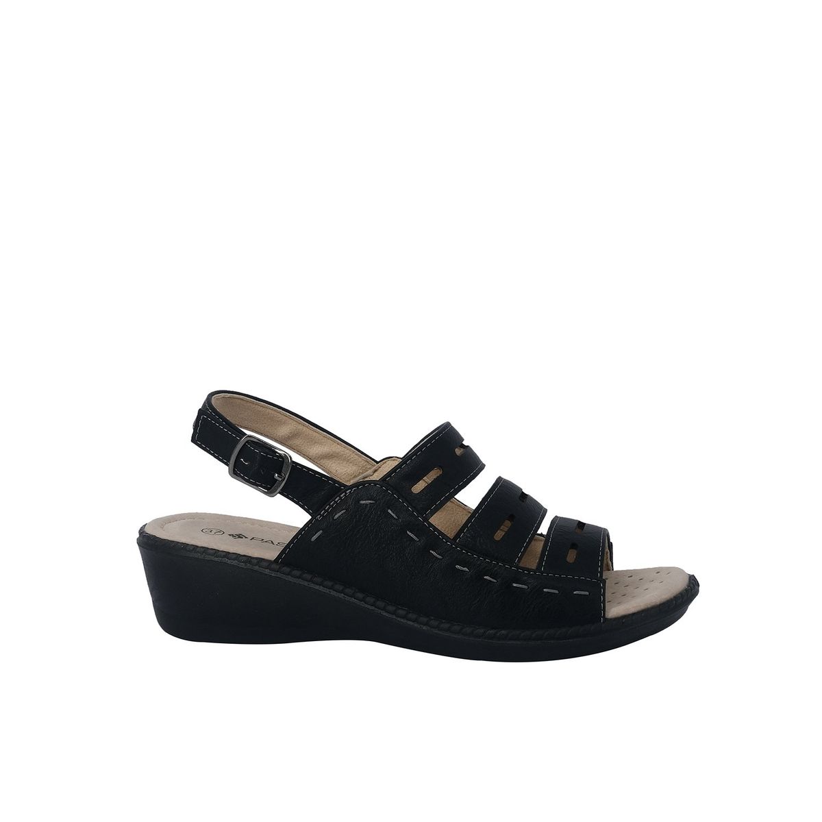 PASSER - Sandalia Mujer Negro Samani Passer