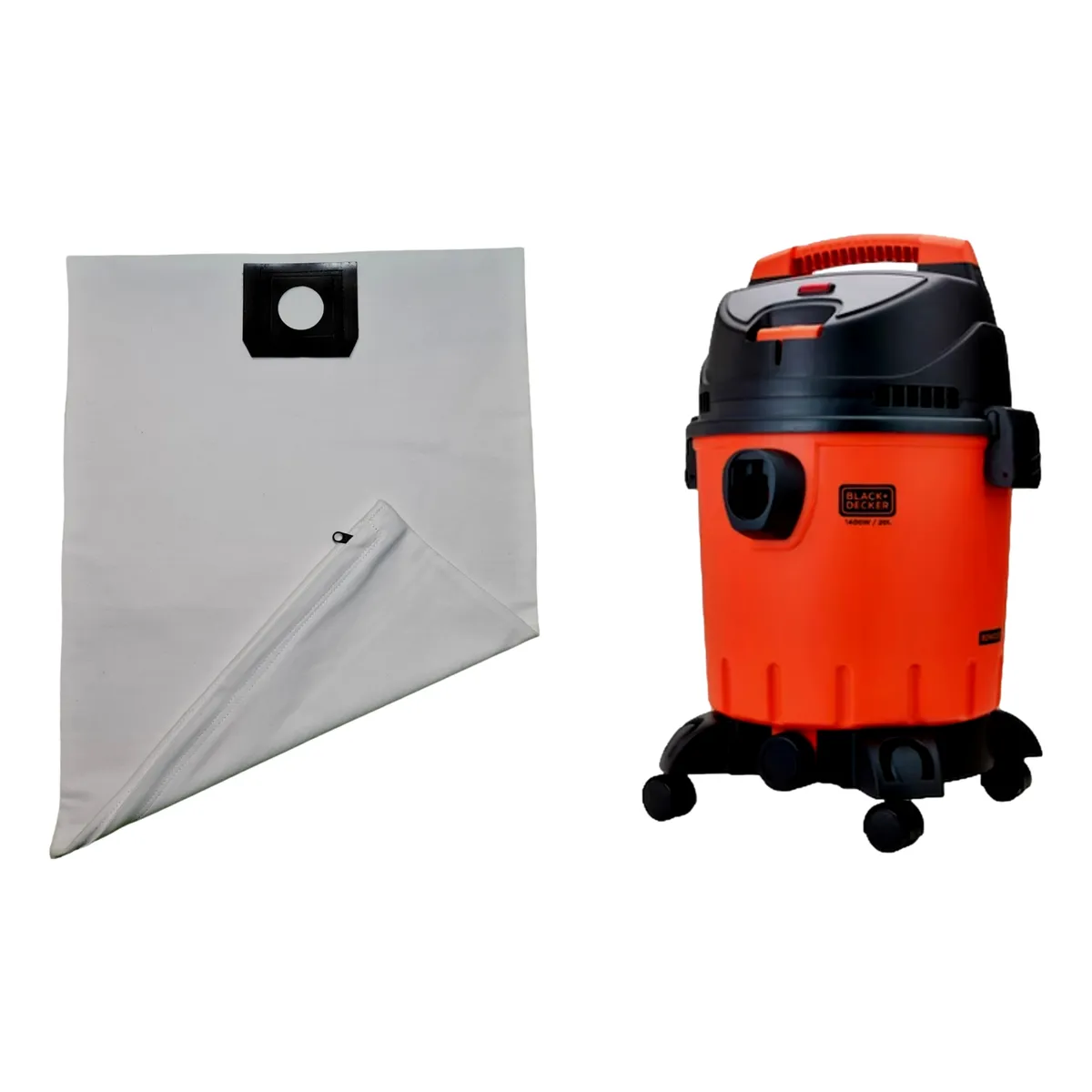 BOLPAS - Bolsa para aspiradora Black Decker BDWD20