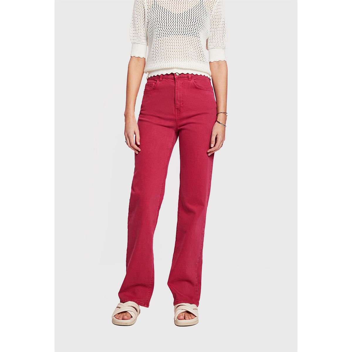 ESPRIT - Pantalón Overside De Tiro Alto Mujer Esprit ESPRIT