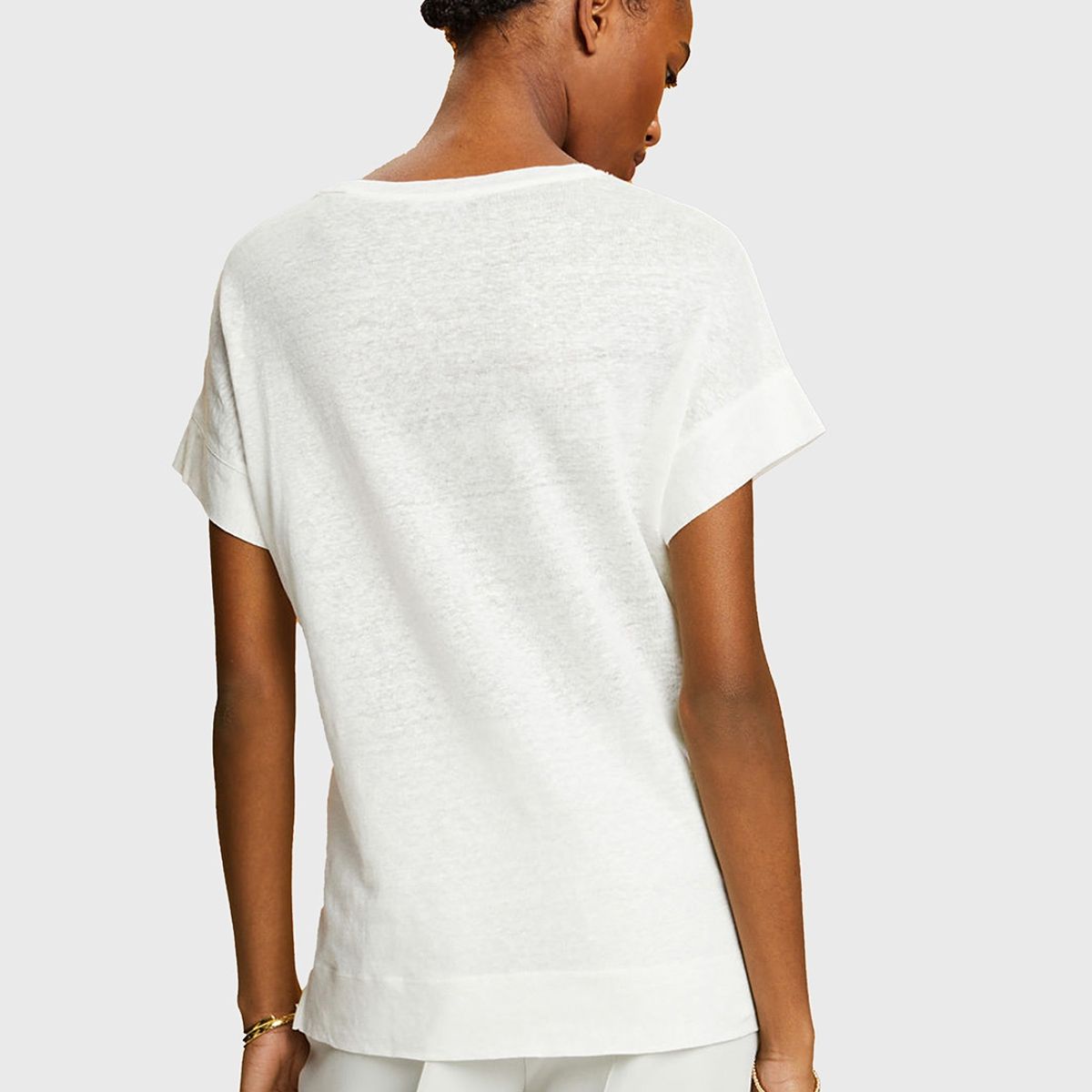 ESPRIT - Polera De Lino Overside Mujer Esprit ESPRIT