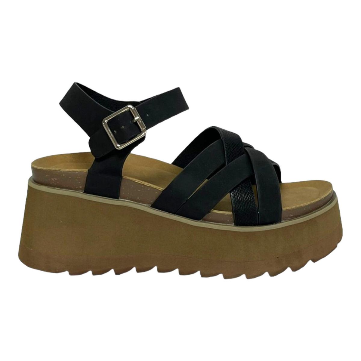 DETOGNI - Sandalia Mujer Negro Paz Detogni DETOGNI