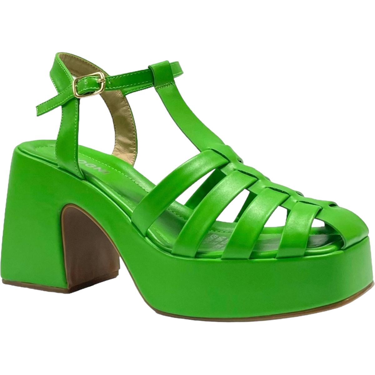 DETOGNI - Sandalia Mujer Verde Carrie Detogni DETOGNI