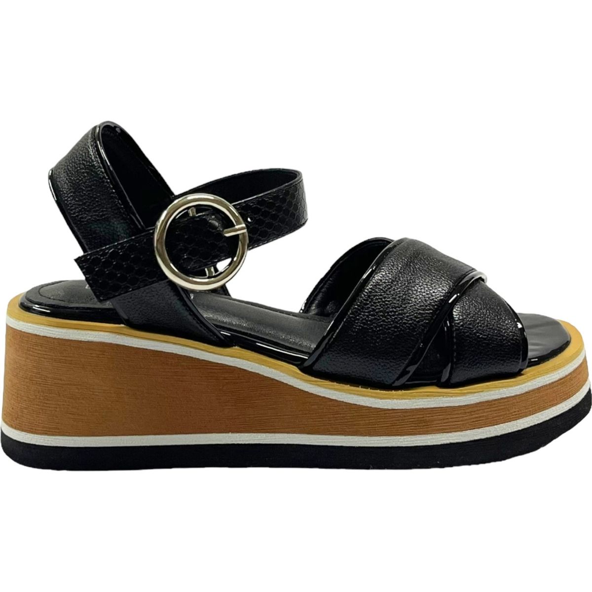 DETOGNI - Sandalia Mujer Negro Gabriela Detogni DETOGNI