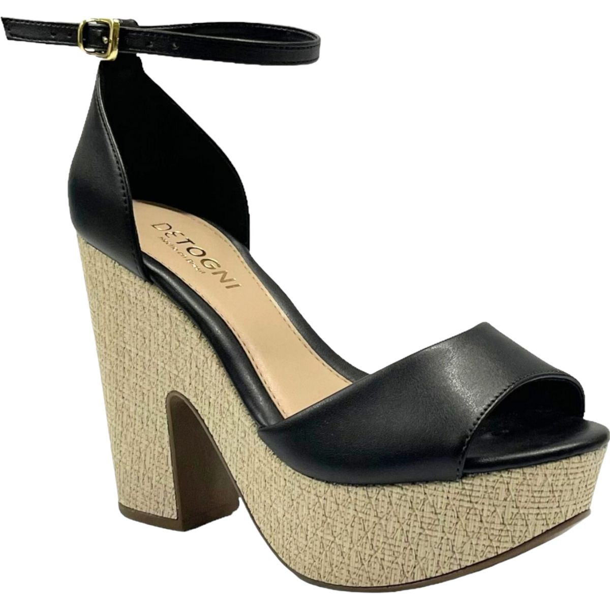 DETOGNI - Sandalia Mujer Negro Tainara Detogni DETOGNI