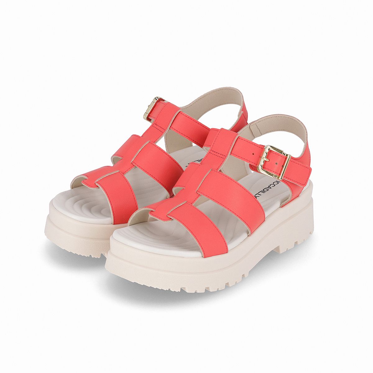 PICCADILLY - Sandalia Mujer Naranja Cláudia Piccadilly