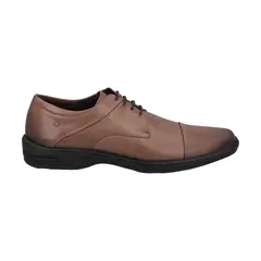 PERLATTO - Zapato Formal Hombre Cuero Marrón