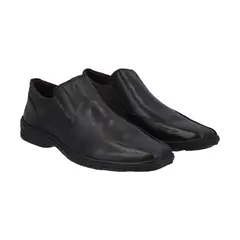 PERLATTO - Zapato Formal Hombre Cuero Negro
