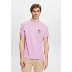 ESPRIT - Polera Estampada Hombre