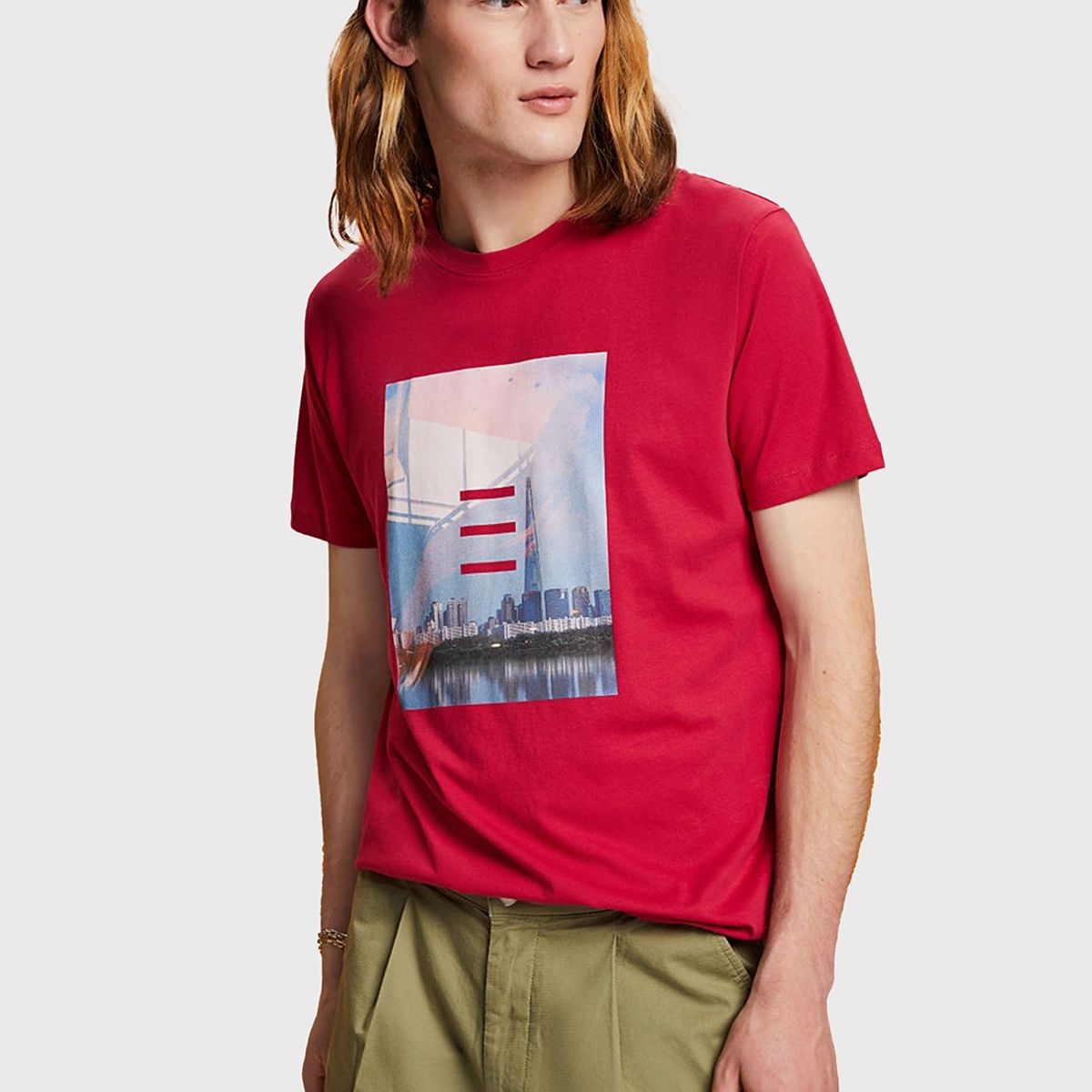 ESPRIT - Polera Estampado City Hombre Esprit ESPRIT