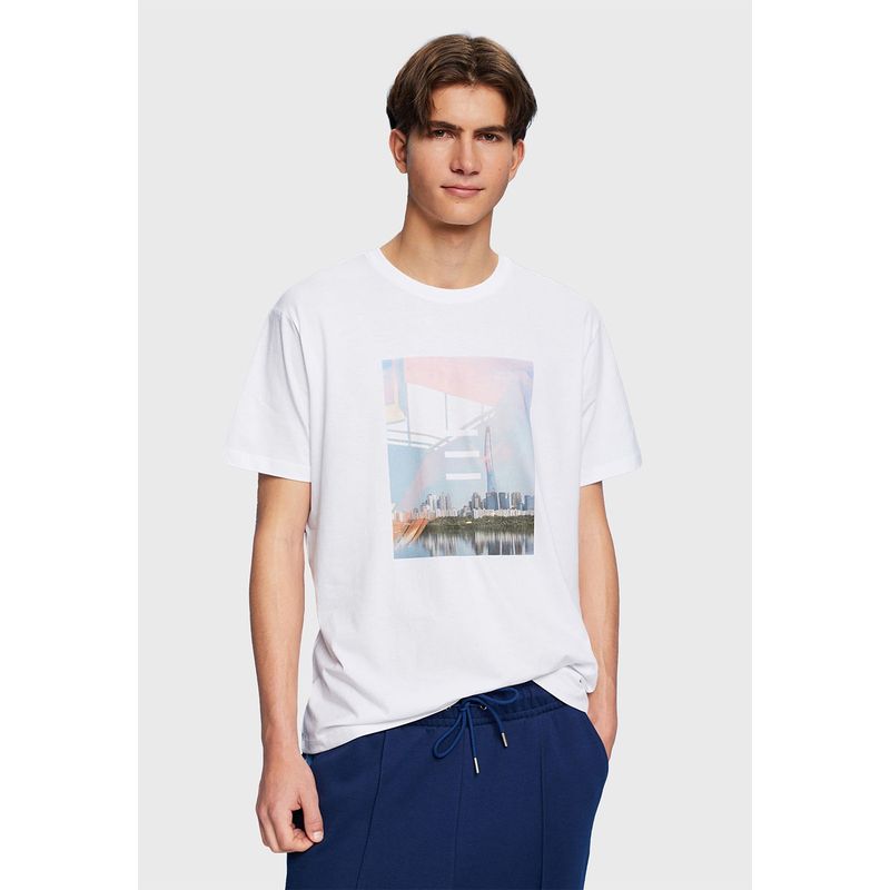 ESPRIT - Polera Estampado City Hombre Esprit ESPRIT
