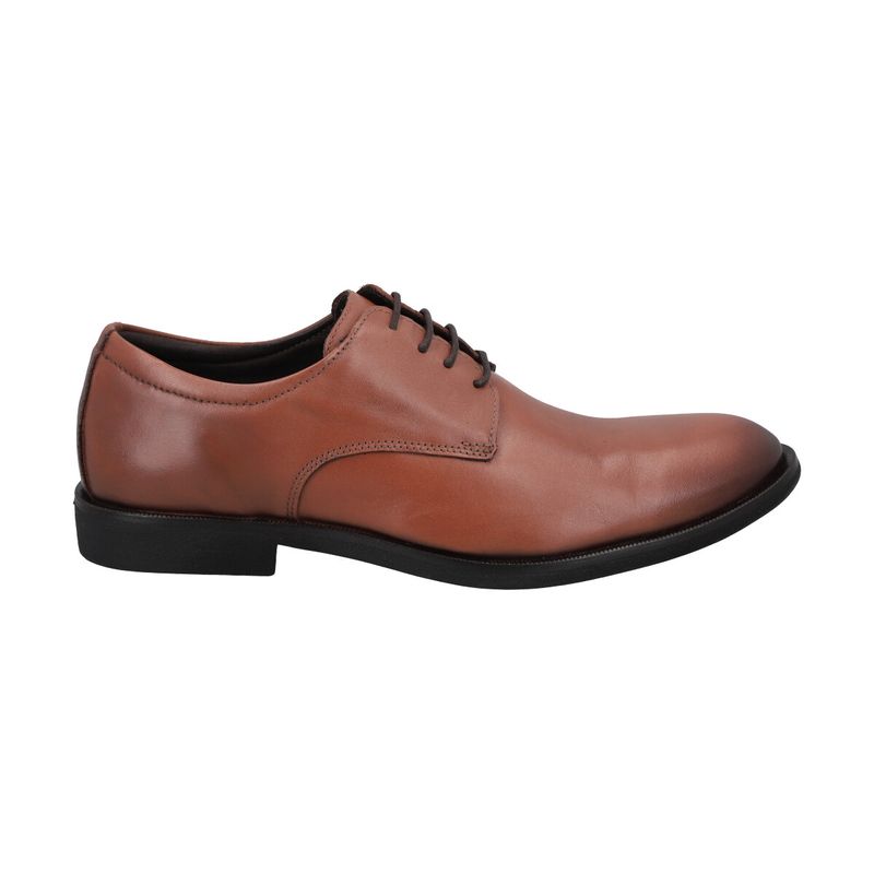 PERLATTO - Zapato Formal Hombre Cuero Marron Perlatto