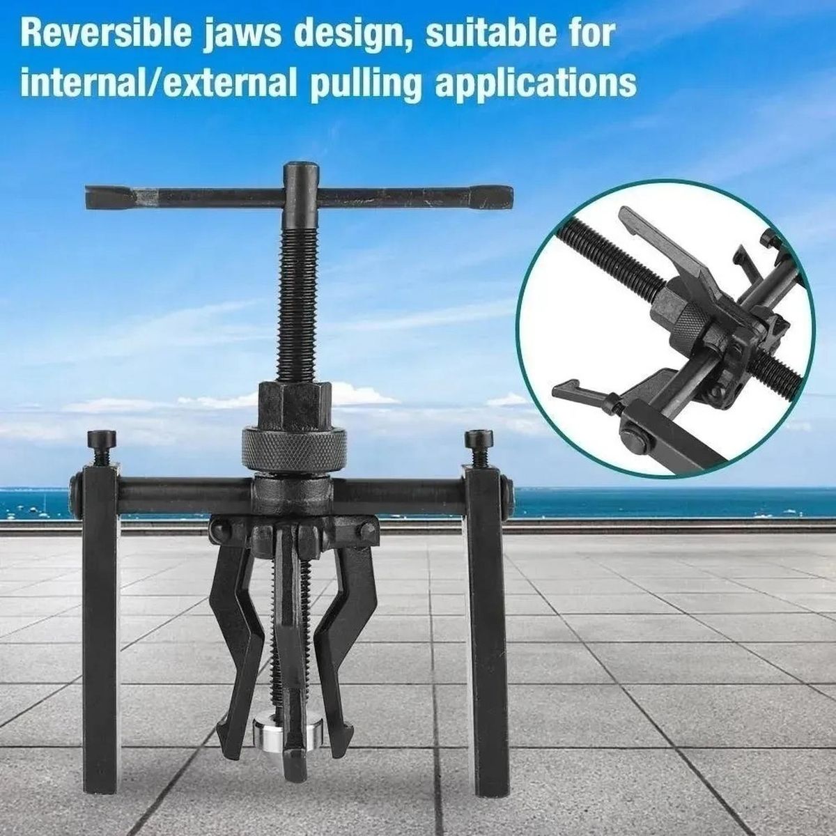 PARTYGLOBOS - Extractor De Bujes Y Rodamientos Interior 3 Patas Automotriz