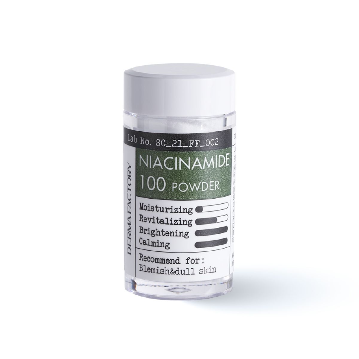 DERMAFACTORY - Niacinamida en Polvo 100% Dermafactory