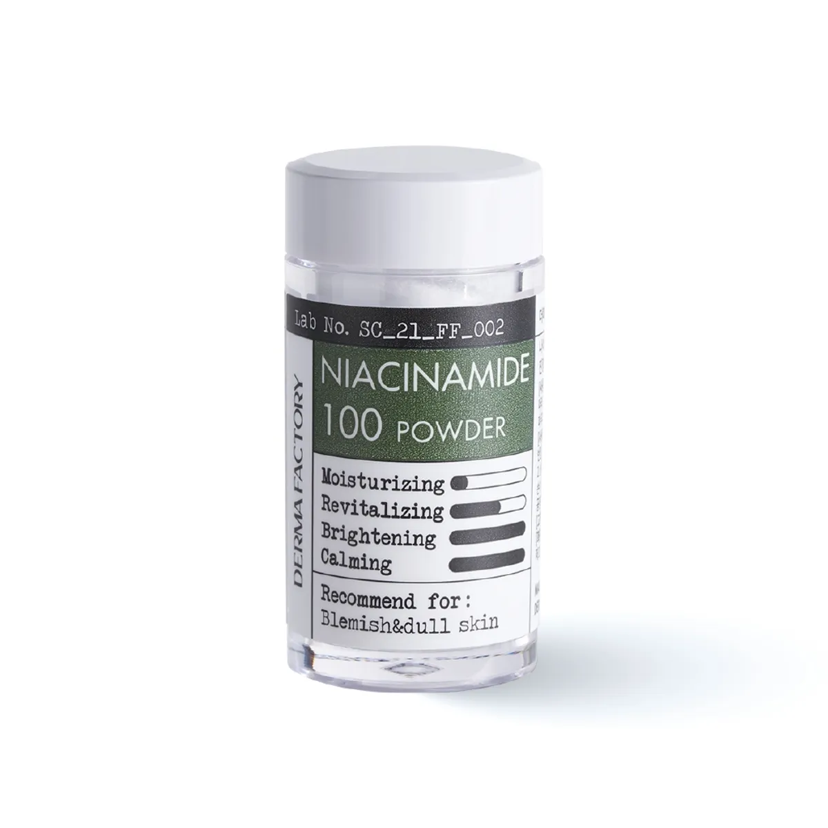 DERMAFACTORY - Niacinamida en Polvo 100% Dermafactory